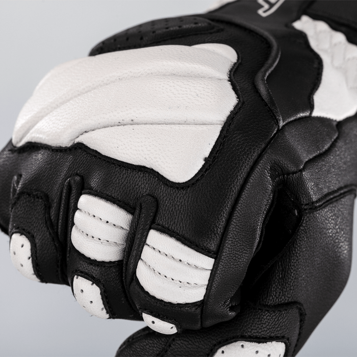 RST TURBINE LEATHER GLOVE - White