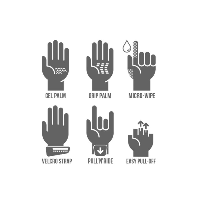 **FIVE RC Trail Gel Shorty Adult Gloves