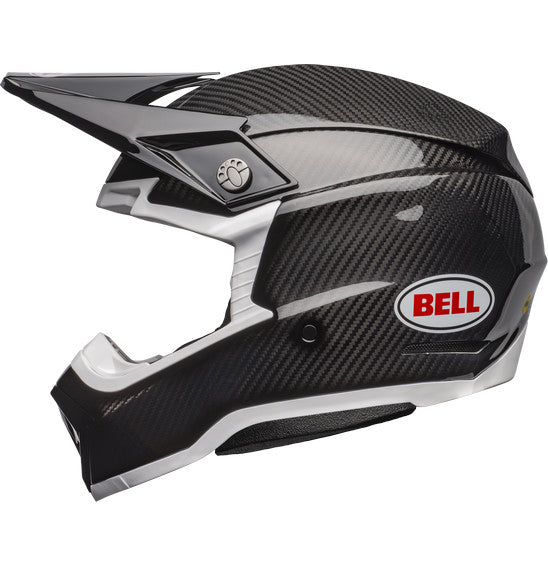 **BELL Moto-10 SPHERICAL Gloss Black/White