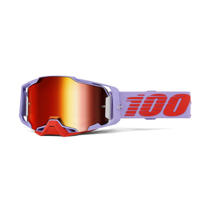 **100% Armega Adult MX Goggle Fausto w Red Mirror Lens