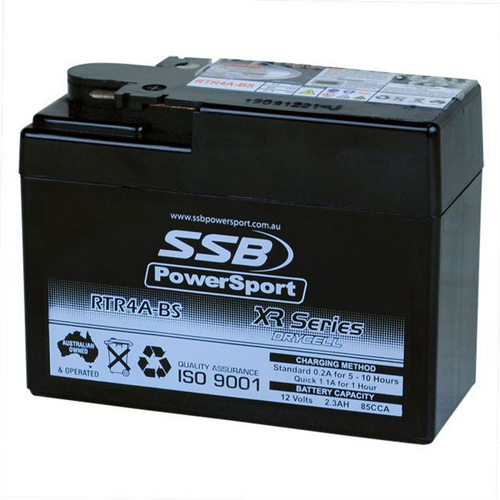 **SSB Motorcycle And Powersports Battery - RTR4A-BS (YTR4A-BS)