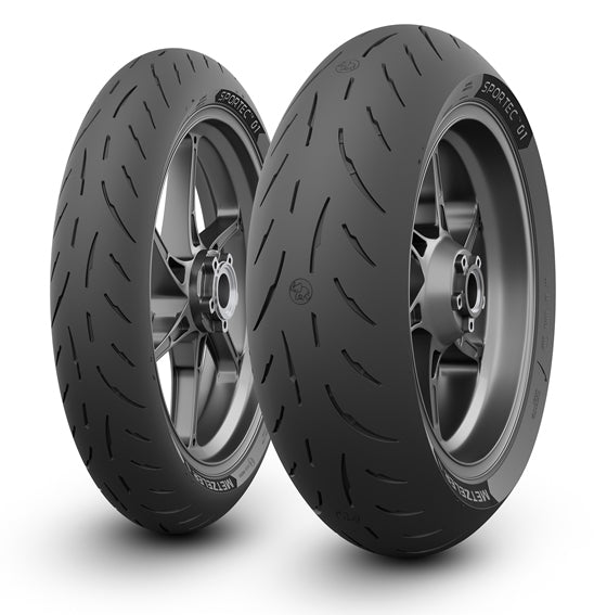 TYRE SET -- METZELER 17 inch SPORTEC 01 (120/70ZR17 & 180/55ZR17)- 20% OFF RRP