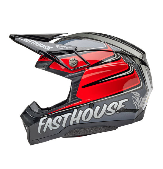 **BELL Moto-10 SPHERICAL Fasthouse DITD 25 Grey/Red