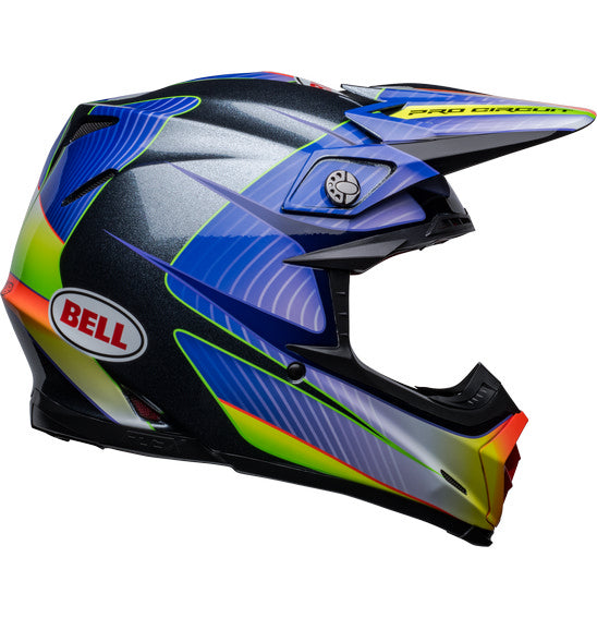 **BELL Moto-9S FLEX Pro Circuit 23 Silv/Met Flake