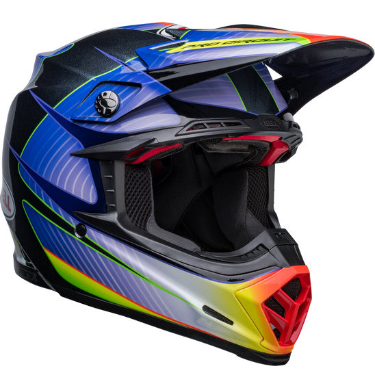 **BELL Moto-9S FLEX Pro Circuit 23 Silv/Met Flake