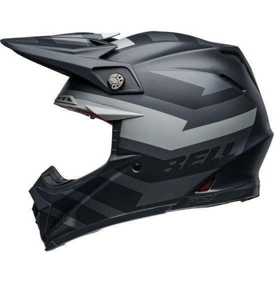 **BELL Moto-9S FLEX Banshee Satin Black/Silver