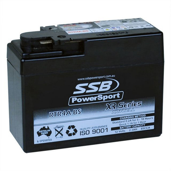 **SSB Motorcycle And Powersports Battery - RTR4A-BS (YTR4A-BS)