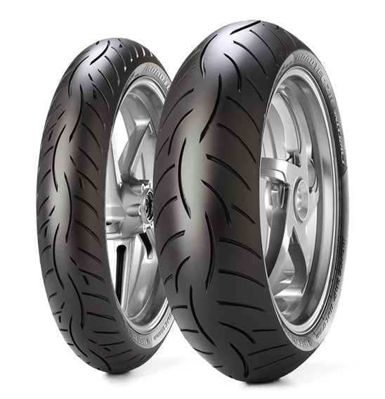 TYRE SET -- METZELER 17 inch ROADTEC Z8 INTERACT (120/70ZR17 & 180/55ZR17)- 25% OFF RRP