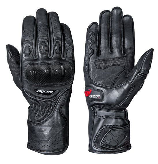IXON RS CIRCUIT-R Sport Leather Adult Gloves - Black