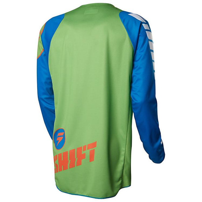 SHIFT STRIKE Adult MX Jersey - Blue/Green