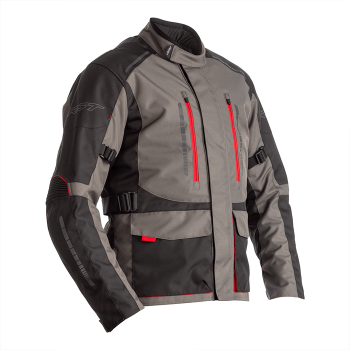 RST ATLAS CE TEXTILE JACKET - Grey/Red