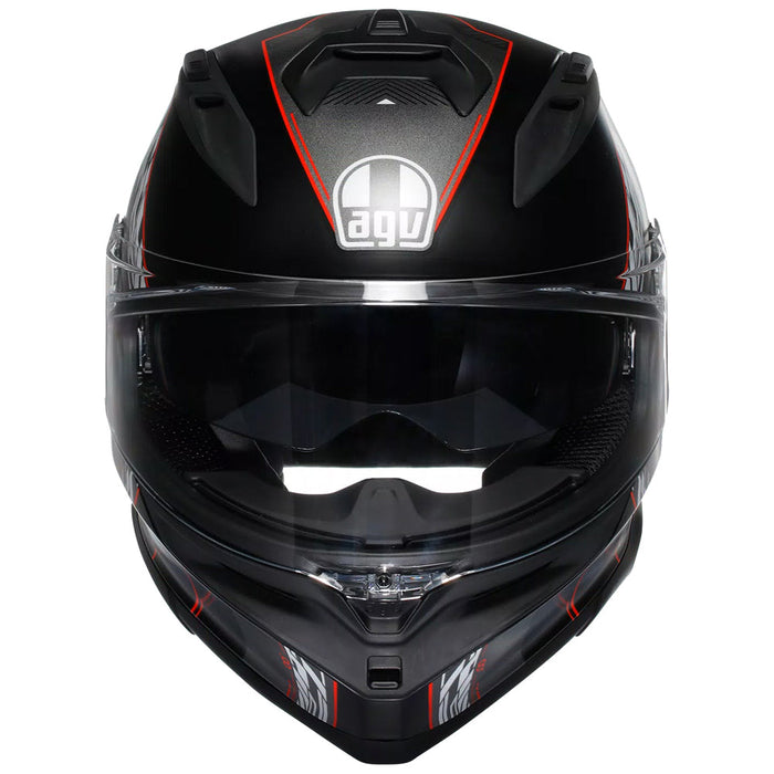 **AGV K7 Adult Road Helmet -  Matt Black/Red