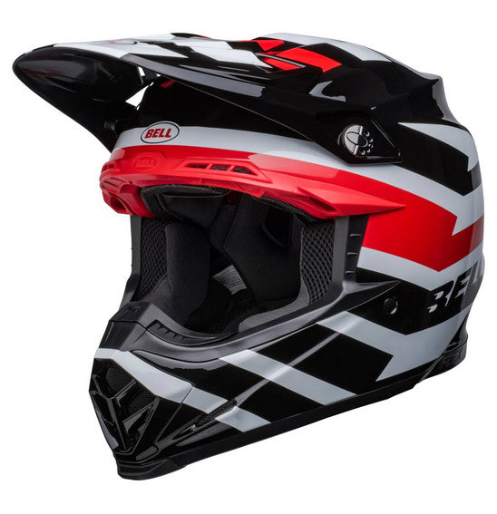 **BELL Moto-9S FLEX Banshee Gloss Black/Red