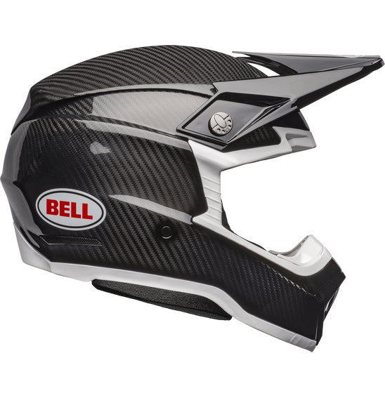 **BELL Moto-10 SPHERICAL Gloss Black/White