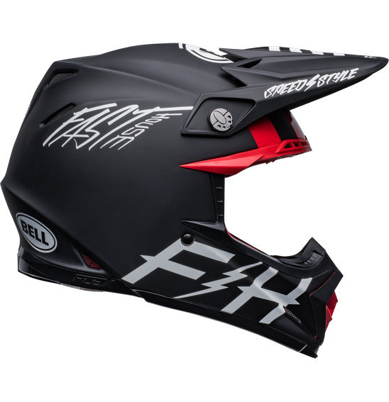 BELL Moto-9S FLEX Fasthouse Tribe Matte Black/Grey