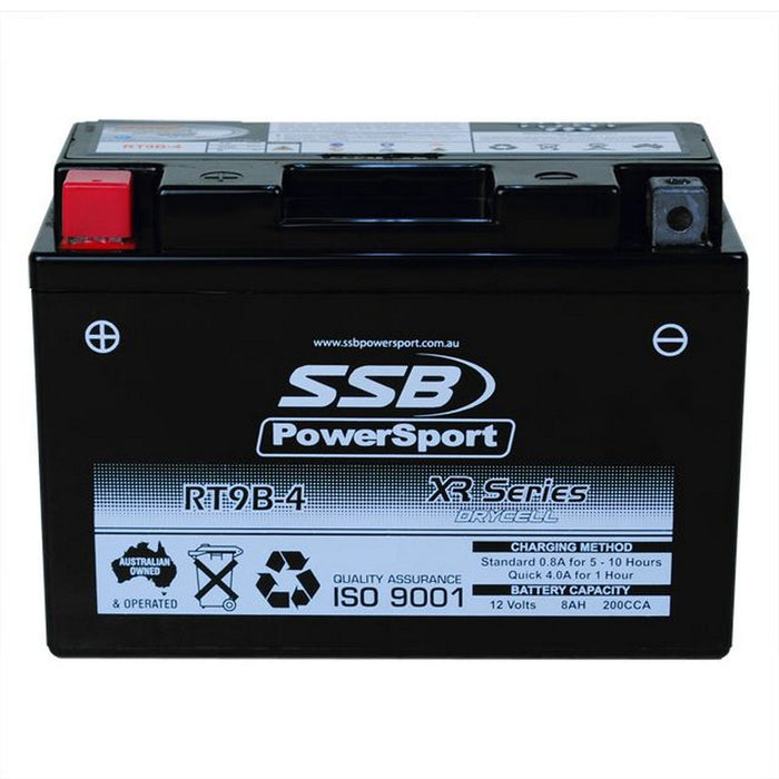 **SSB Motorcycle And Powersports Battery - RT9B-4 (YT9B-4)