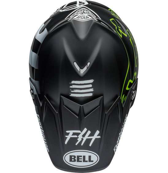**BELL Moto-9S FLEX Fasthouse MC Core Matte Black/Yellow