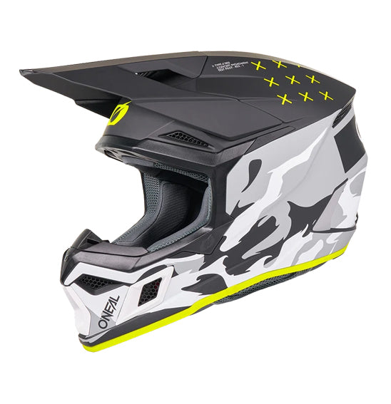 O'Neal 2027 3SRS HEAT Adult MX Helmet - Black/Grey