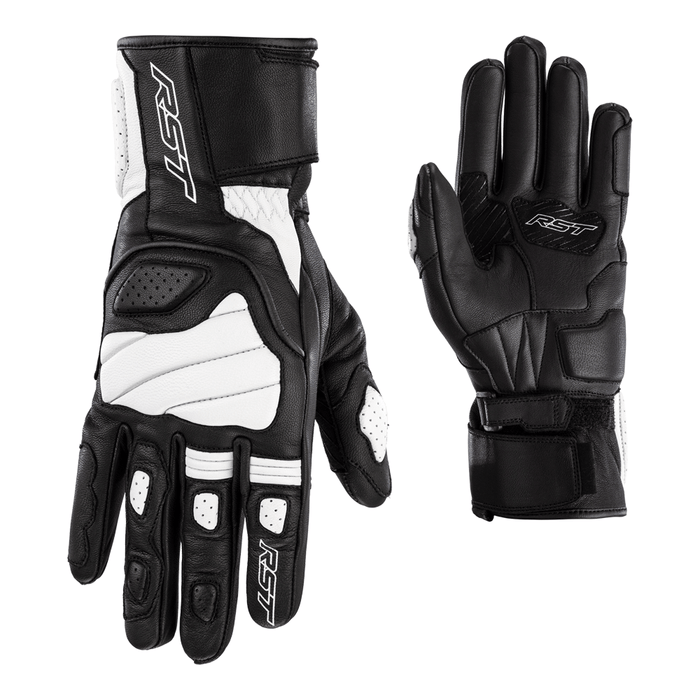 RST TURBINE LEATHER GLOVE - White