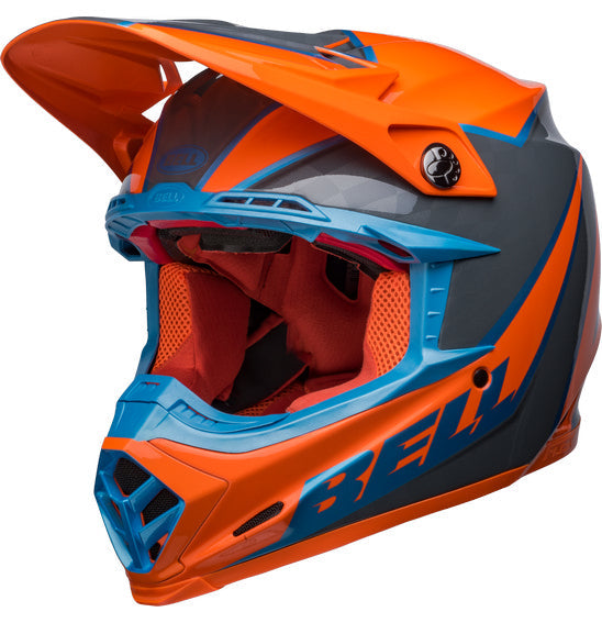 **BELL Moto-9S FLEX Sprite Gloss Orange/Grey