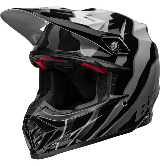**BELL Moto-9S FLEX Claw Gloss Black/White