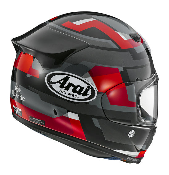 **Arai QUANTIC Adult Road Helmet (made in Japan) - Abstract Red