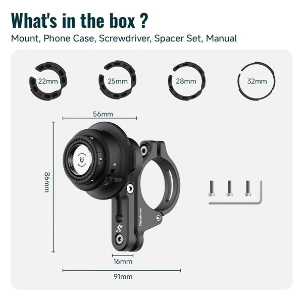 OUTPLORER Quick Launch Handlebar Mount PRO (motorcycle)