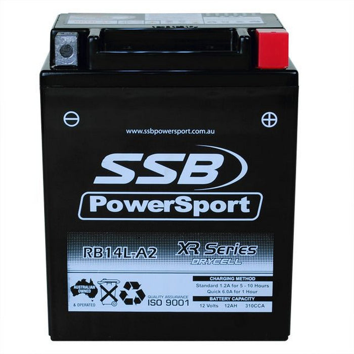 **SSB Motorcycle And Powersports Battery - RB14L-A2 (YB14L-A2)