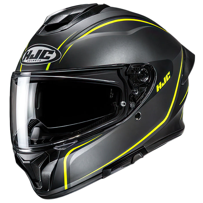 **HJC C71 Quez MC3HSF Road Helmet - MatteBlack/Hi-Viz