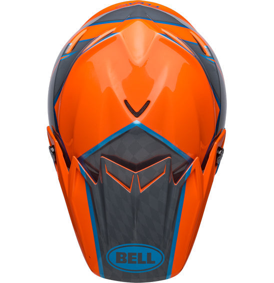 **BELL Moto-9S FLEX Sprite Gloss Orange/Grey