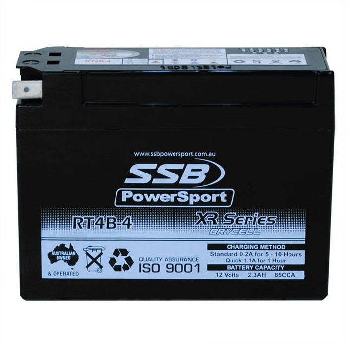 SSB Motorcycle And Powersports Battery - RT4B-4 (YT4B-BS)