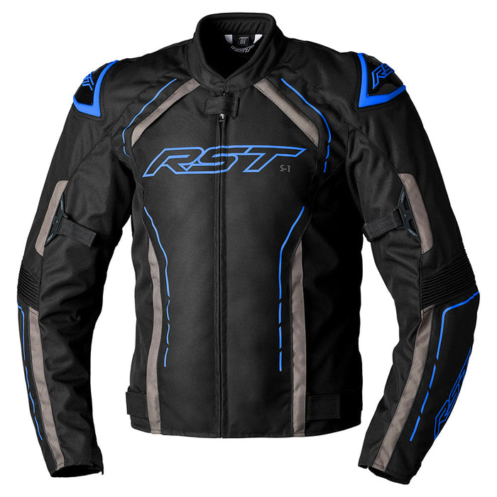 RST S-1 CE TEXTILE JACKET - Black/Grey/Blue