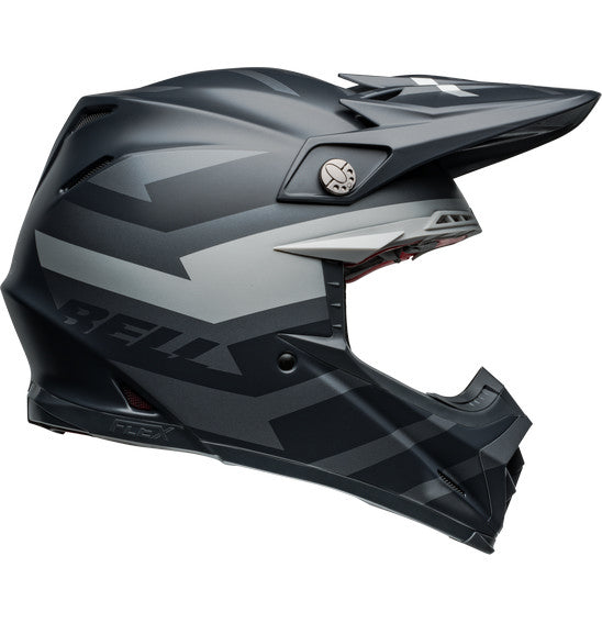 **BELL Moto-9S FLEX Banshee Satin Black/Silver