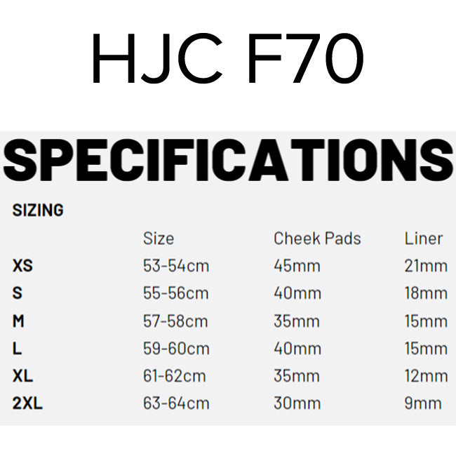 HJC F70 Galla MC9SF Adult Road Helmet - L