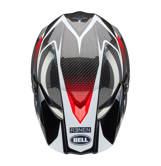 **BELL Moto-10 SPHERICAL Renen Raycon Matte/Gloss Black/White Ltd Ed