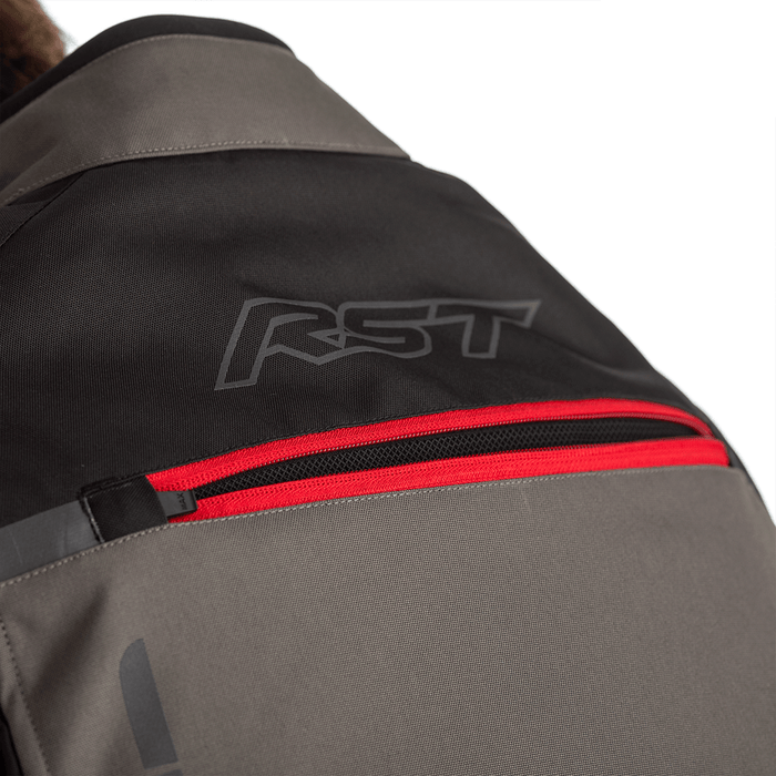 RST ATLAS CE TEXTILE JACKET - Grey/Red