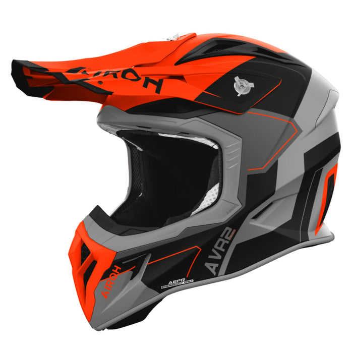 **AIROH Aviator Ace 2 - Graphics - Matt Orange