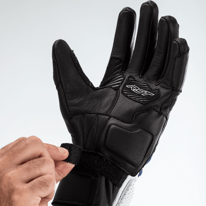 RST TURBINE LEATHER GLOVE - White