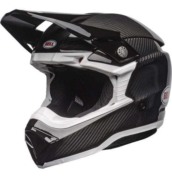 **BELL Moto-10 SPHERICAL Gloss Black/White