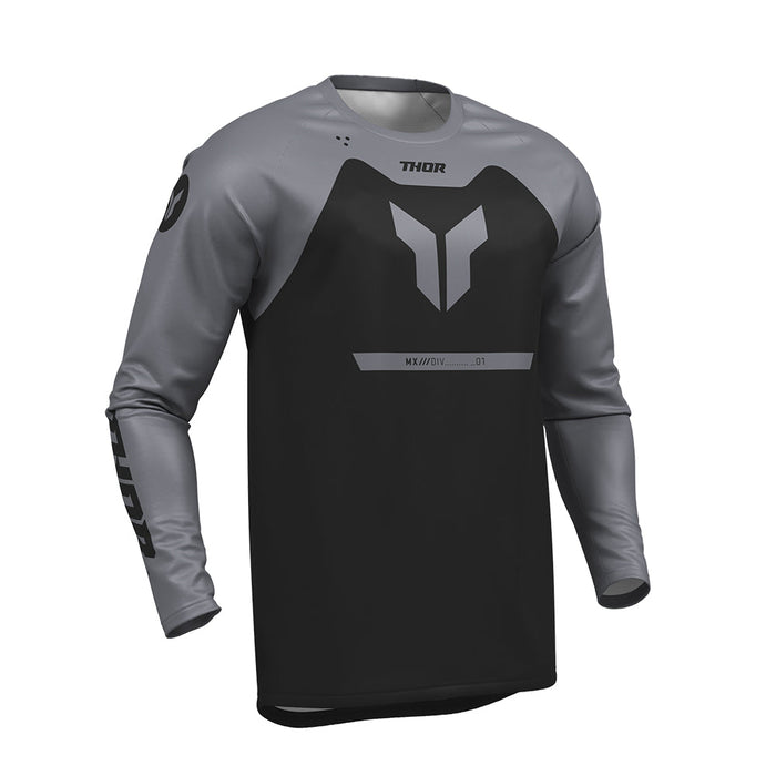 THOR Ridemode Adult MX Jersey - Menace Black