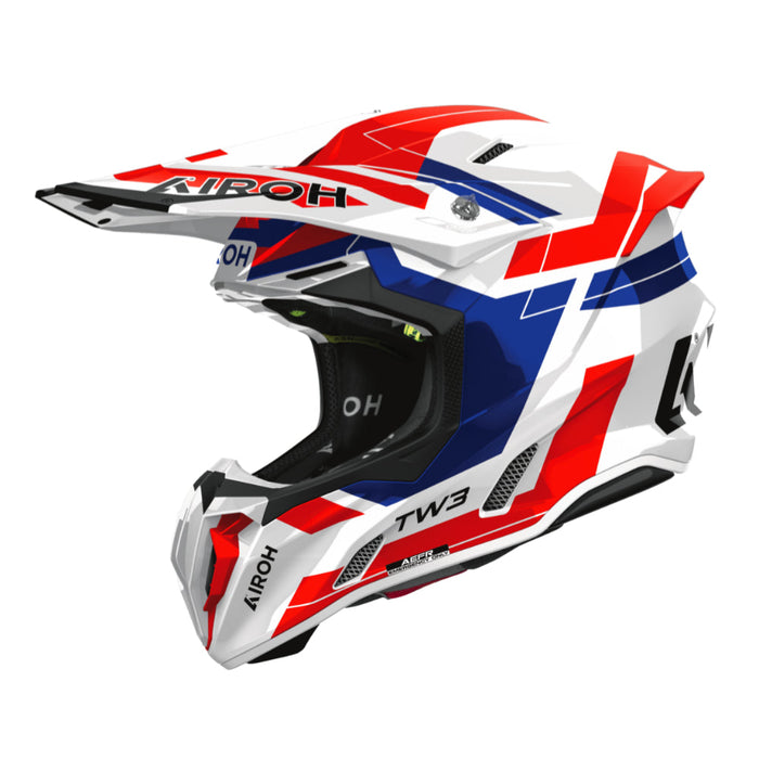 **AIROH Twist 3 - Graphics - Gloss Blue/Red