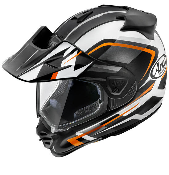 **Arai TOUR-X5 Discovery Adult Adventure Helmet (made in Japan) - Discovery Orange