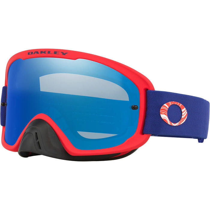 **OAKLEY O-Frame 2.0 Pro Adult MX Goggle Team Red w/ Black Ice Iridium Lens