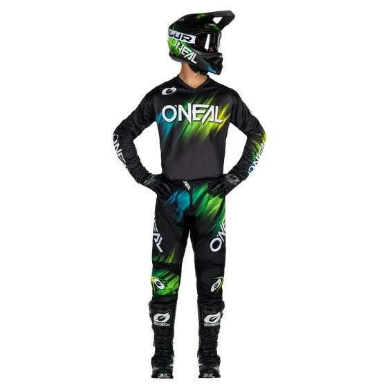 ONEAL ELEMENT Voltage V.24 Adult MX Jersey - Black/Green