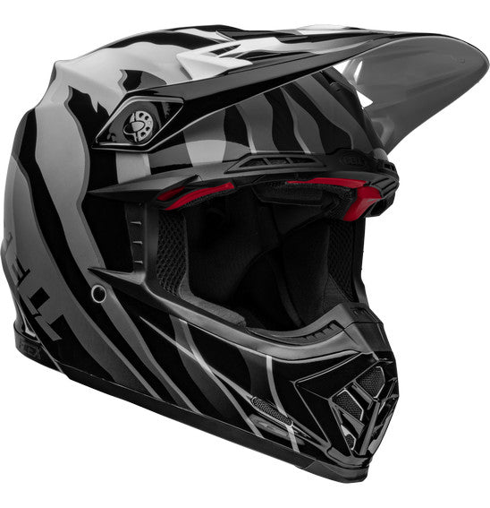 **BELL Moto-9S FLEX Claw Gloss Black/White