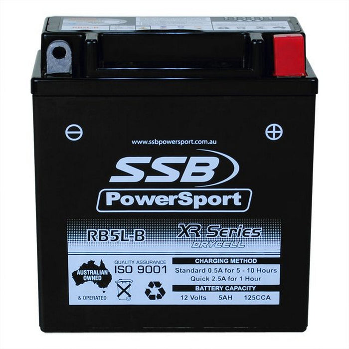 **SSB Motorcycle And Powersports Battery - RB5L-B (YB5L-B)