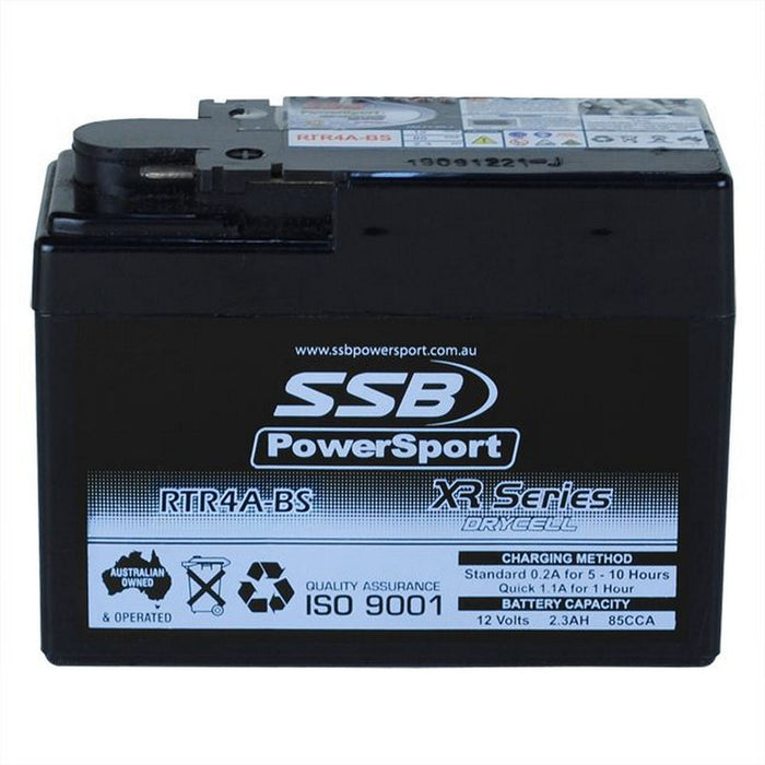 **SSB Motorcycle And Powersports Battery - RTR4A-BS (YTR4A-BS)