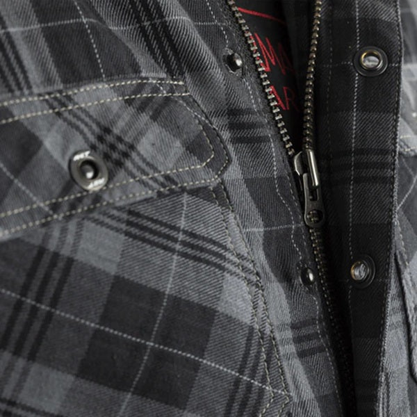 RST LUMBERJACK KEVLAR LINED CE TEXTILE SHIRT - Pinstripe Grey