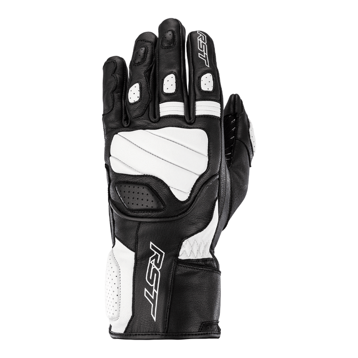 RST TURBINE LEATHER GLOVE - White