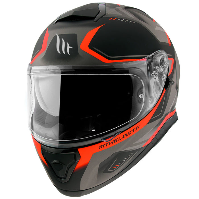 MT THUNDER 3 SV TURBINE Road Helmet - Matt Flo Orange - S